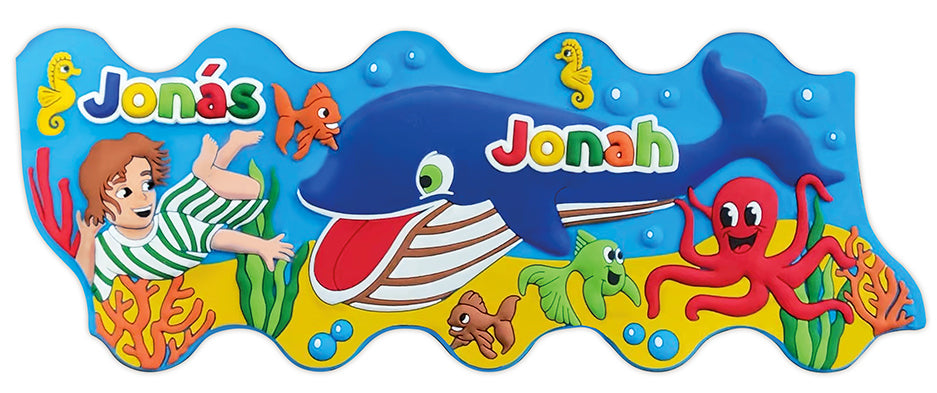 Botella Héroes de la Biblia - Jonás / Jonah