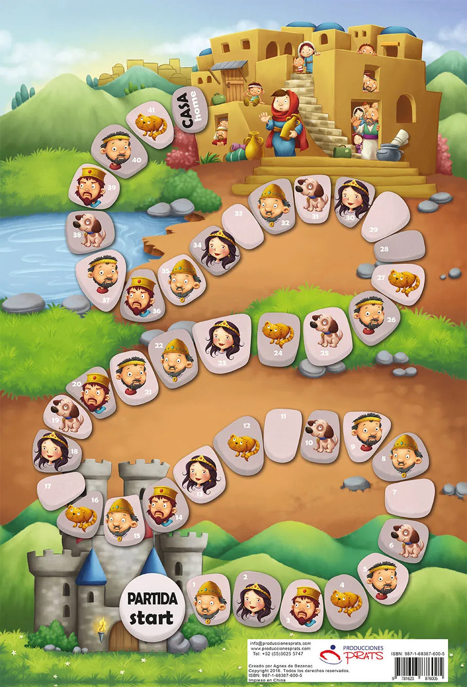 Libro de colorear Gigante - Ester Personajes de la Biblia / Giants Bible People - Esther Bible People
