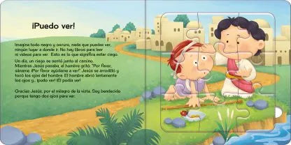 Milagros de Jesús – Libro rompecabezas