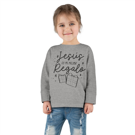 Toddler Long Sleeve Tee Jesús mi Regalo
