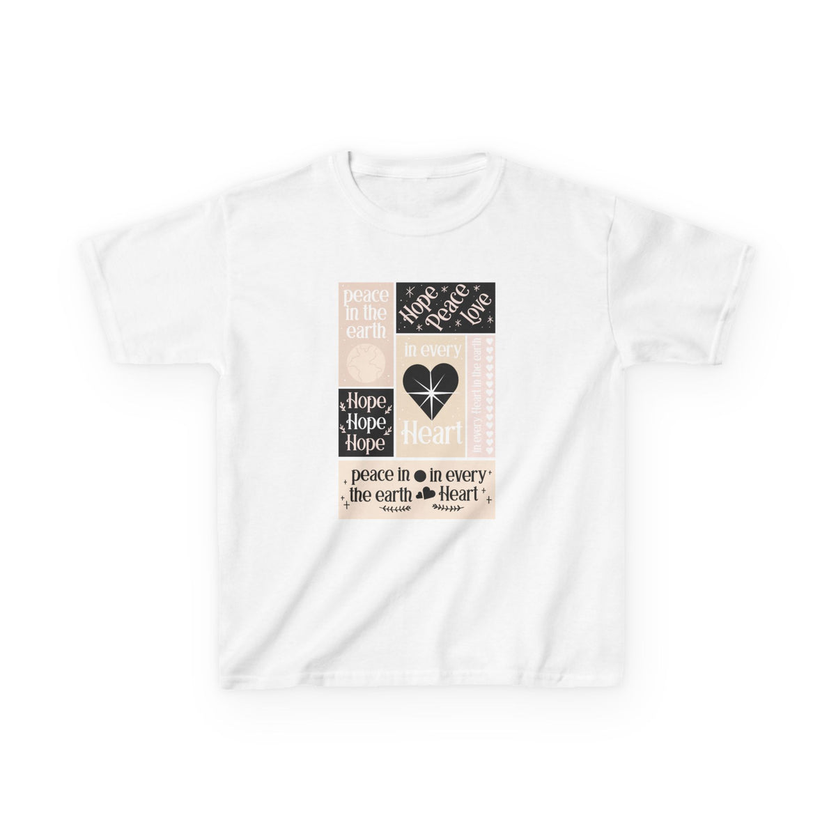 Kids Heavy Cotton™ Tee Esperanza Paz Amor