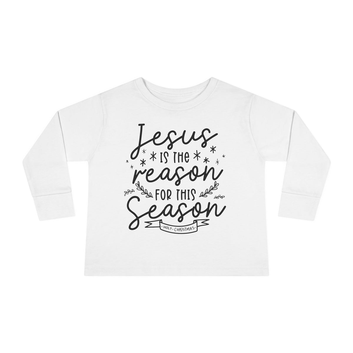 Toddler Long Sleeve Tee Jesús la Razón – ropa cristiana para niños – foto 4