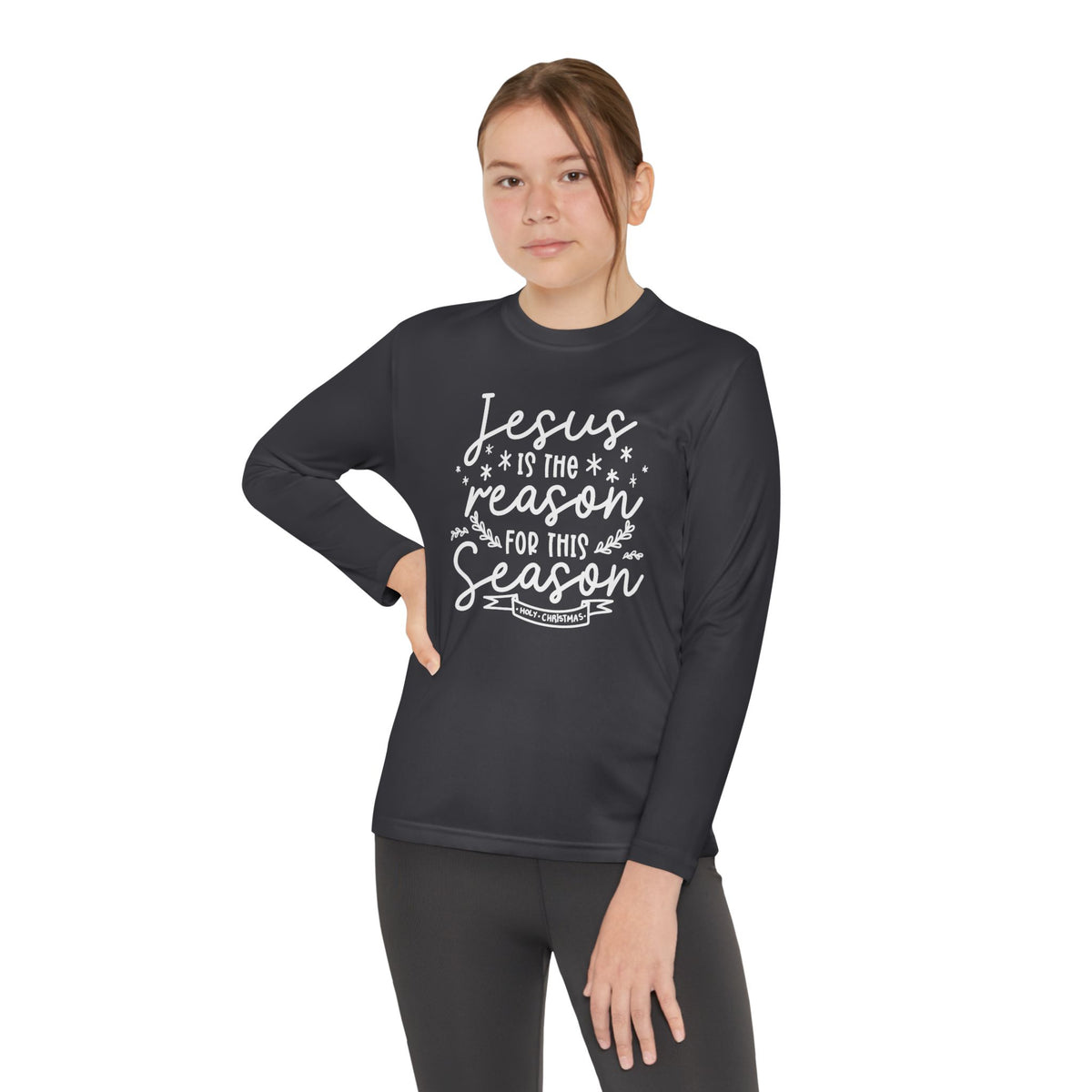 Youth Long Sleeve Competitor Tee Jesús la Razón