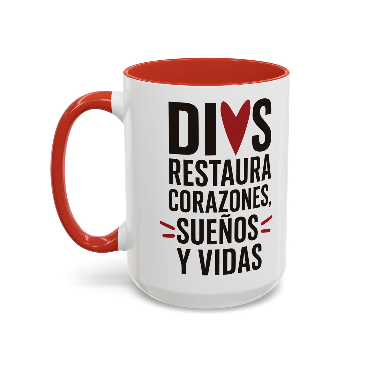 Taza Dios Restaura Corazones, Sueños y Vidas - El Dios que restaura – ropa cristiana para niños – foto 3