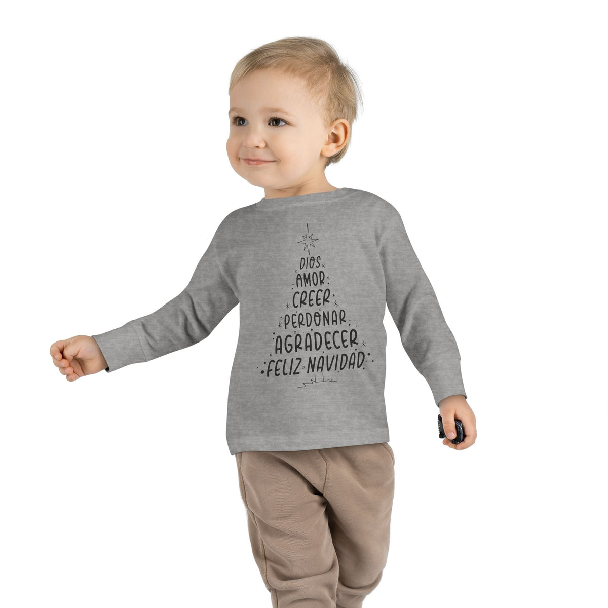 Toddler Long Sleeve Tee Jesús mi Regalo