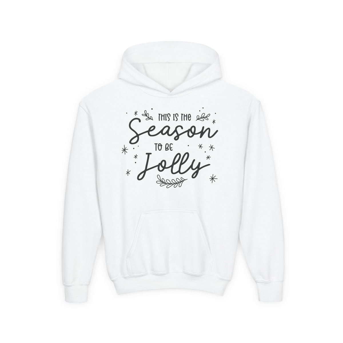 Youth Heavy Blend Hooded Sweatshirt Alegría – ropa cristiana para niños