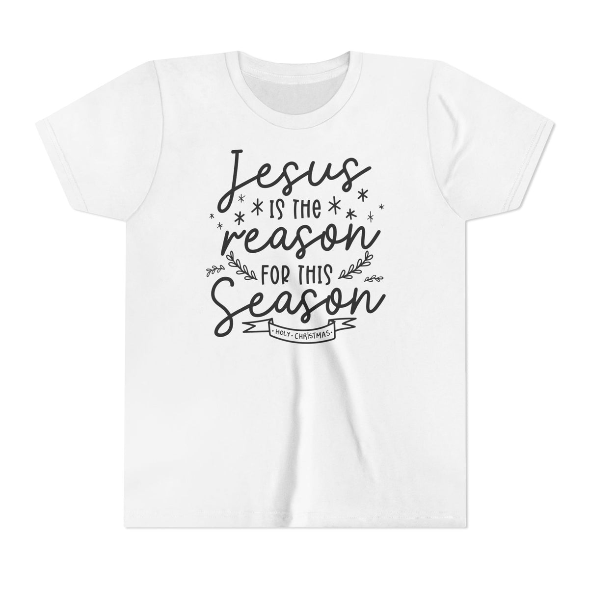 Youth Short Sleeve Tee Jesús la Razón – ropa cristiana para niños