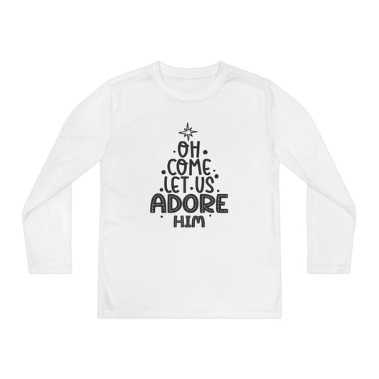Youth Long Sleeve Competitor Tee Adoremos