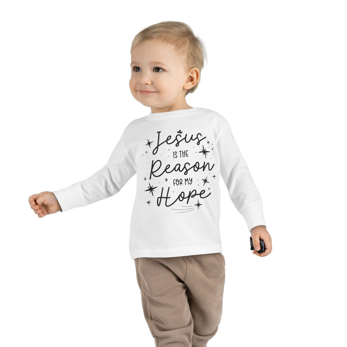 Toddler Long Sleeve Tee Esperanza – ropa cristiana para niños – foto 4