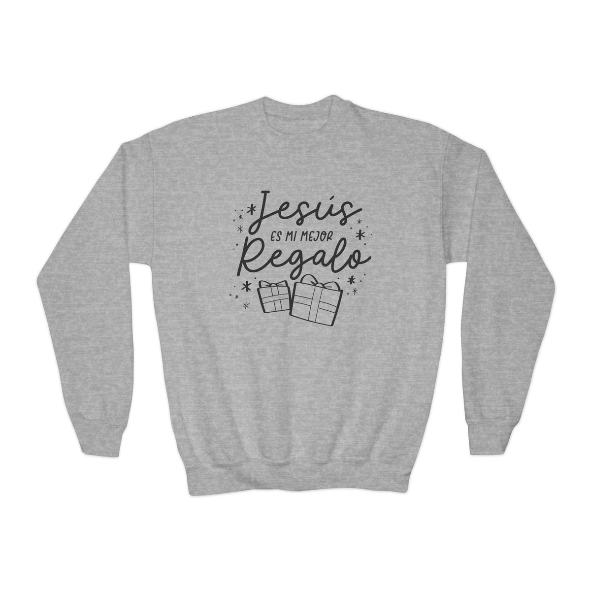 Youth Crewneck Sweatshirt Jesús mi Regalo