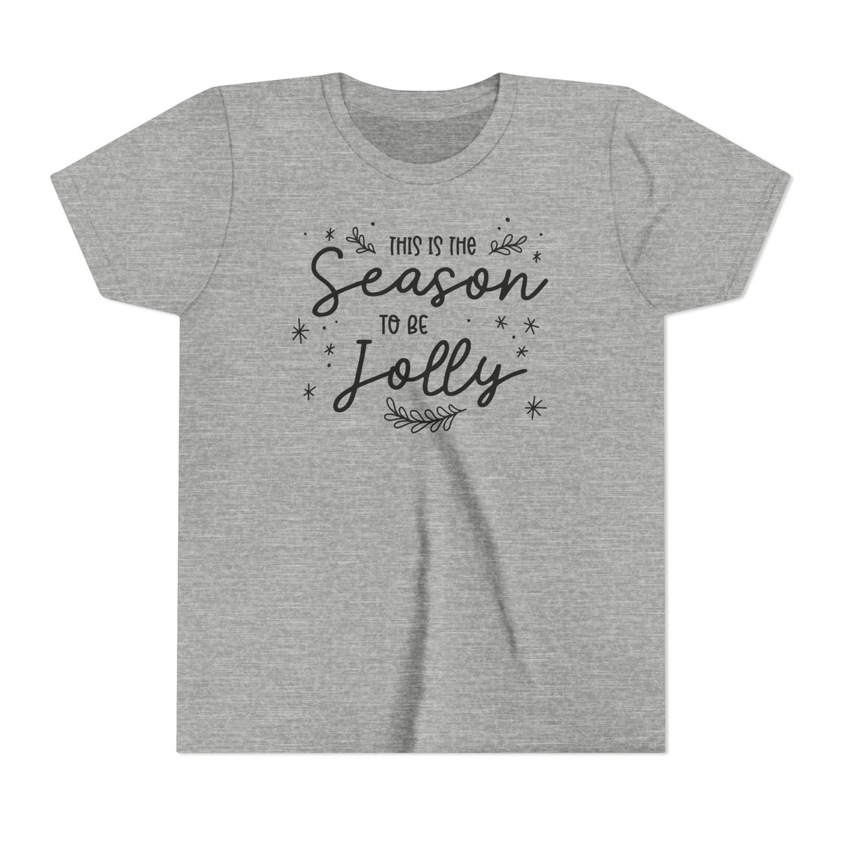 Youth Short Sleeve Tee temporada de Alegría – ropa cristiana para niños – foto 4
