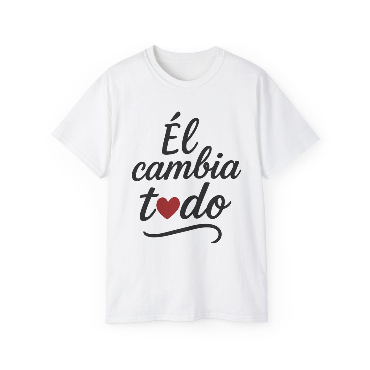 Camiseta unisex de algodón grueso - El Dios que restraura