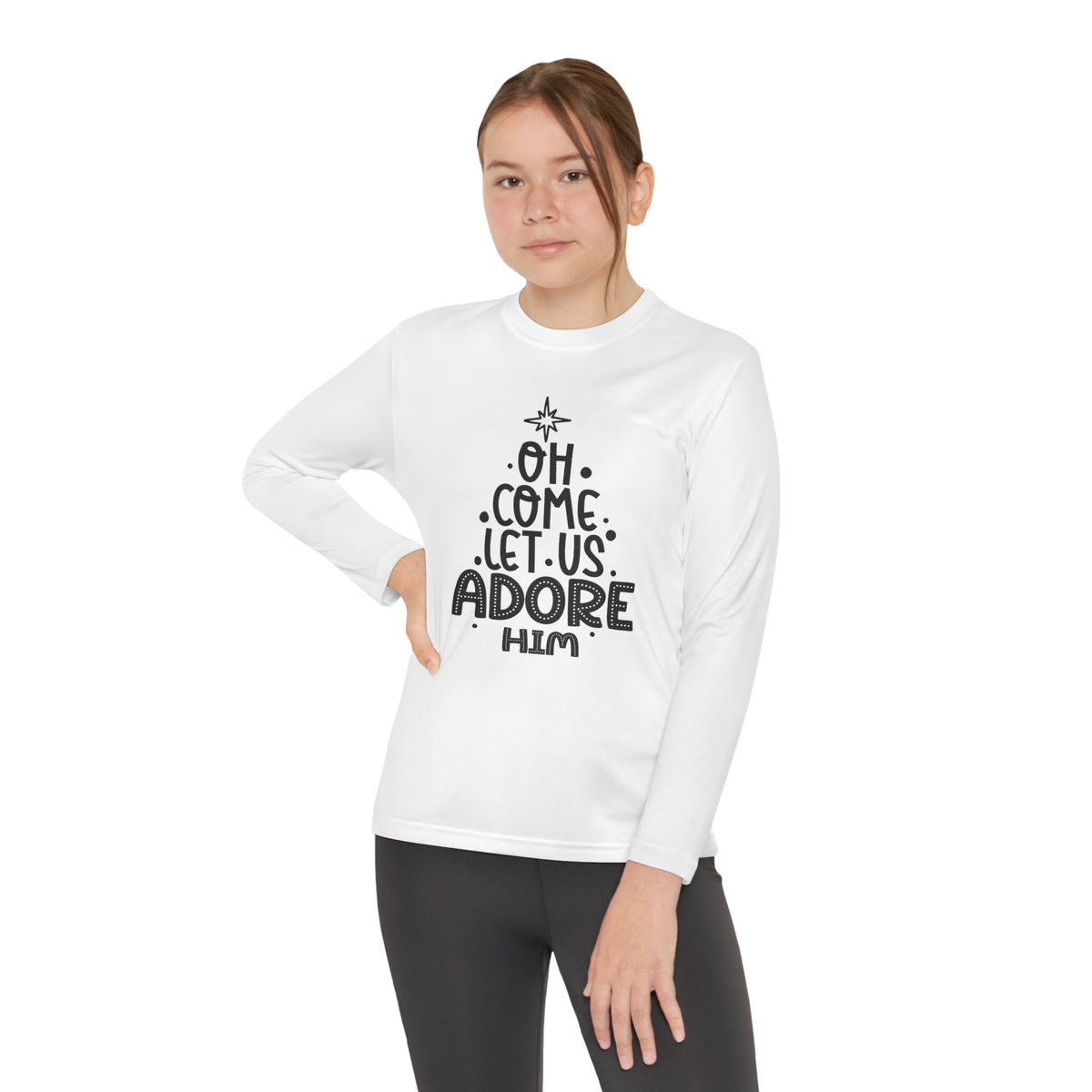 Youth Long Sleeve Competitor Tee Adoremos