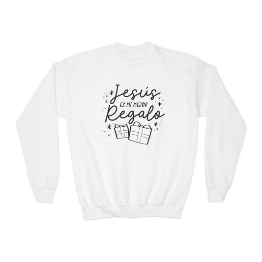 Youth Crewneck Sweatshirt Jesús mi Regalo