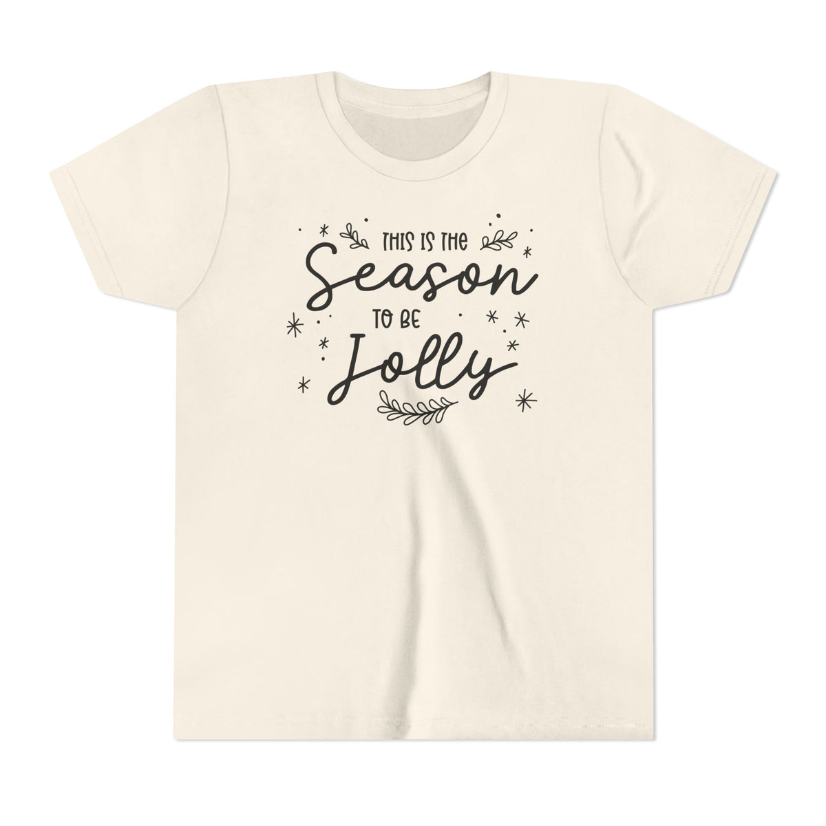 Youth Short Sleeve Tee temporada de Alegría – ropa cristiana para niños – foto 2