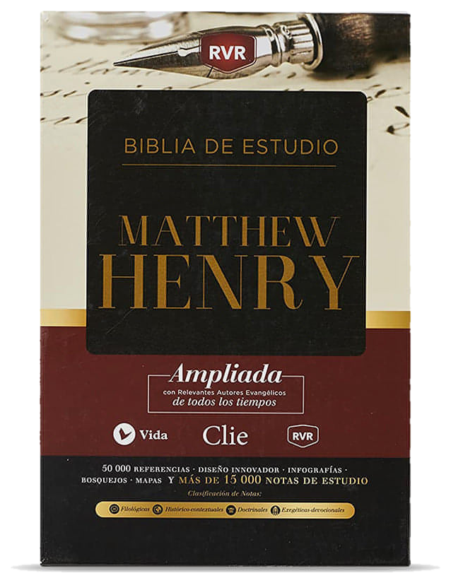 Biblia de estudio Matthew Henry - RVR60