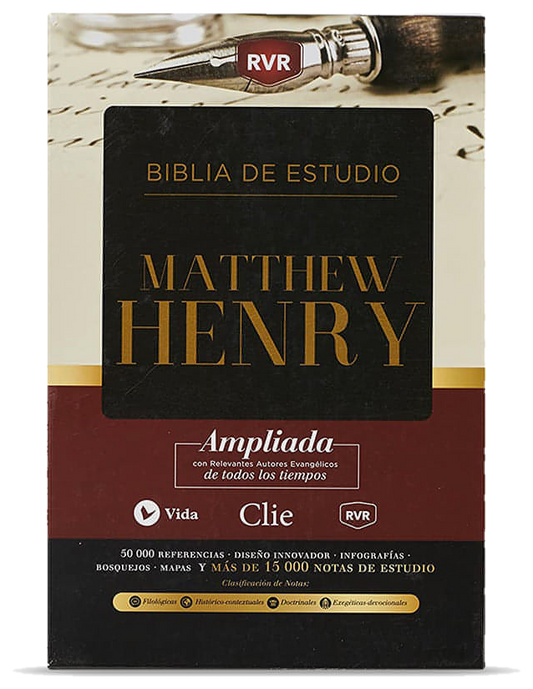 Biblia de estudio Matthew Henry - RVR60