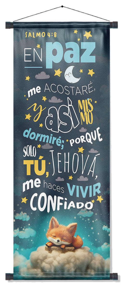 BANNER Salmo 4:8
