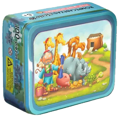 Noé y los animales/ Noah and the animals: Rompecabezas en 3D (3D puzzle)
