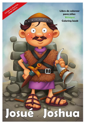 Libro de colorear Gigante - Josué Personajes de la Biblia / Giants Bible People - Joshua Bible People