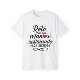 Camiseta unisex de algodón grueso - El Dios que restraura