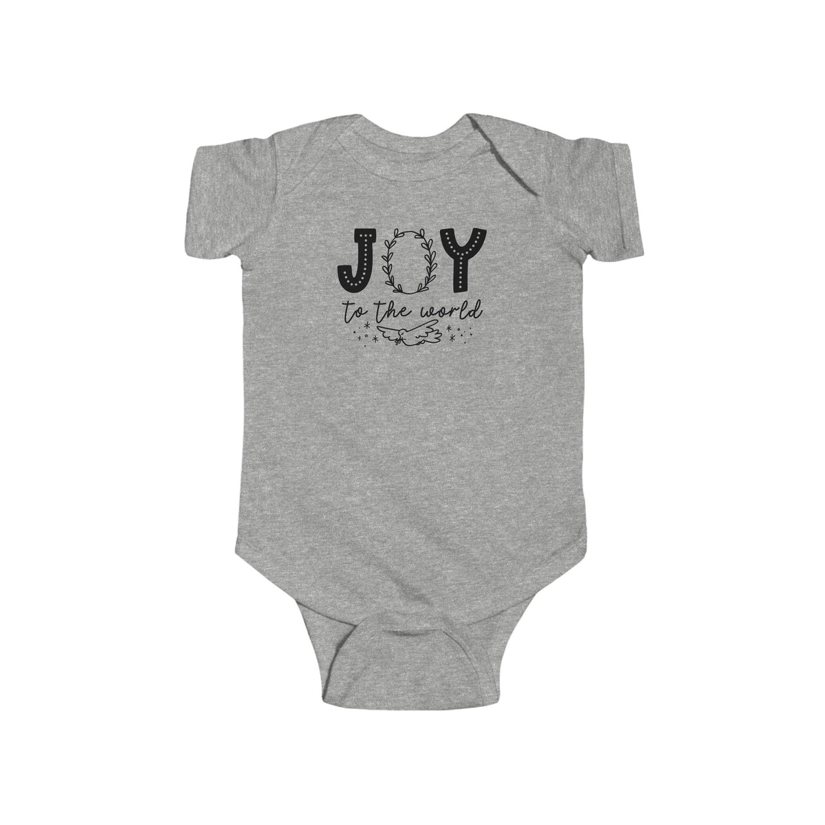 Infant Fine Jersey Bodysuit Alegría – ropa cristiana para niños – foto 2