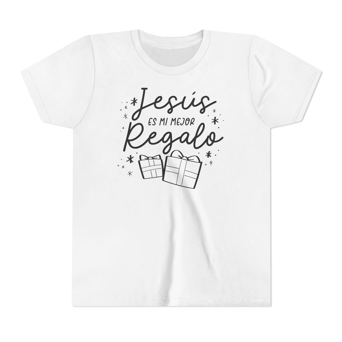 Youth Short Sleeve Tee Jesús mi Regalo – ropa cristiana para niños
