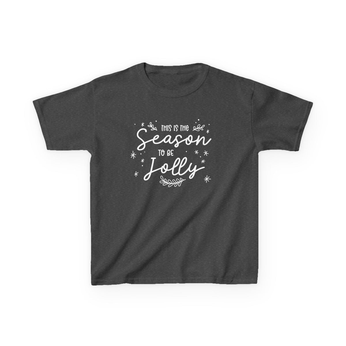 Kids Heavy Cotton™ Tee Temporada de Alegría – ropa cristiana para niños – foto 4