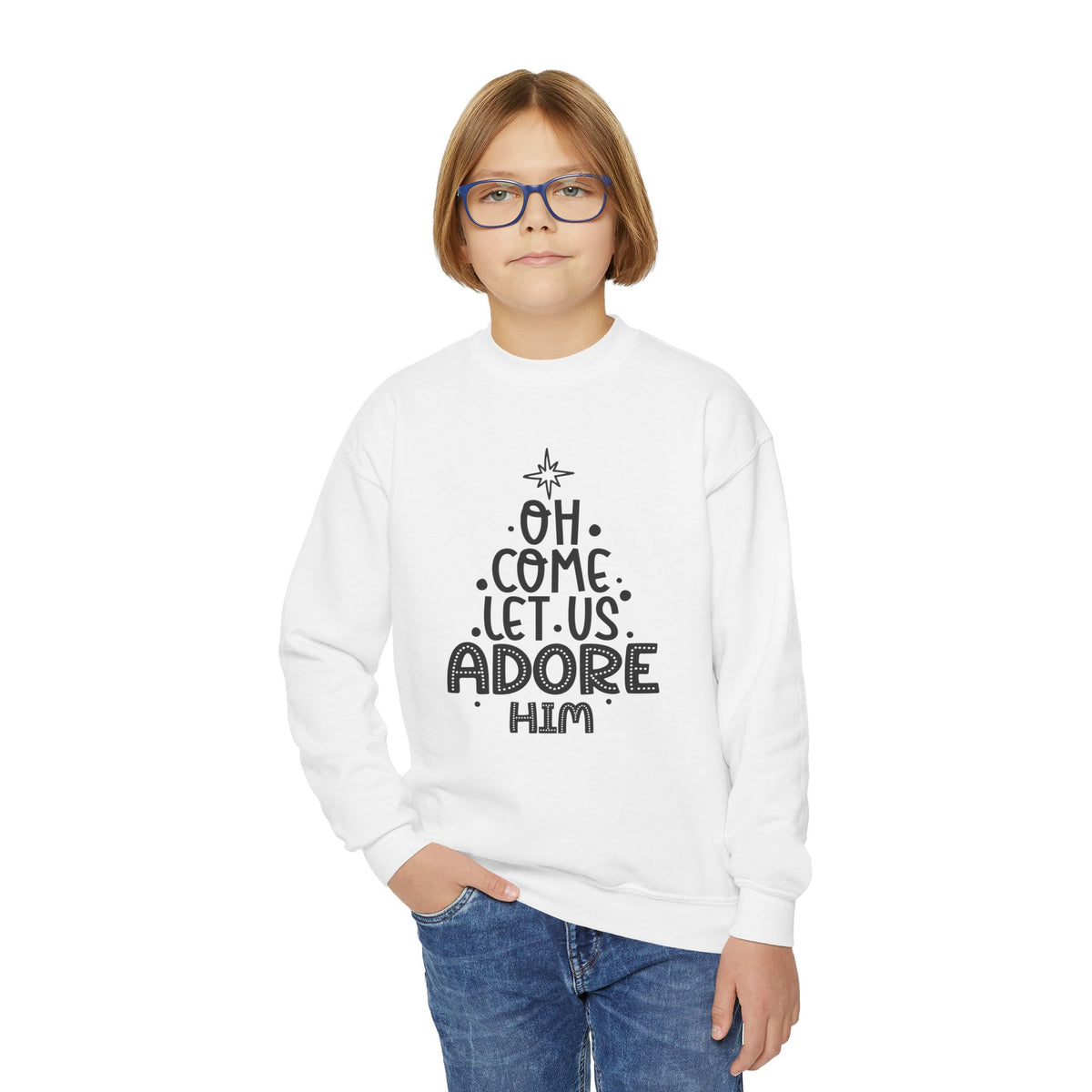 Youth Crewneck Sweatshirt Adoremos