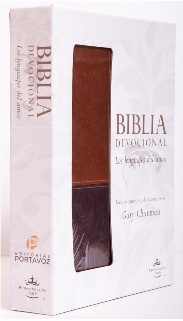 Biblia Devocional - Los lenguajes del amor RVR60 (Duotono Café)