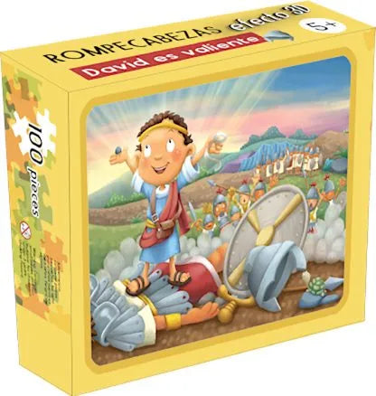 David es valiente/ David is brave - Rompecabezas en 3D   (3D puzzle)