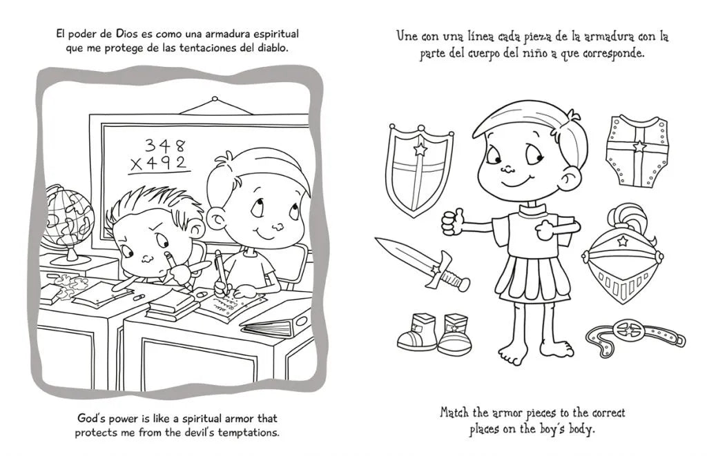 Efesios 6 – Cuaderno para colorear / Coloring book – Ephesians 6