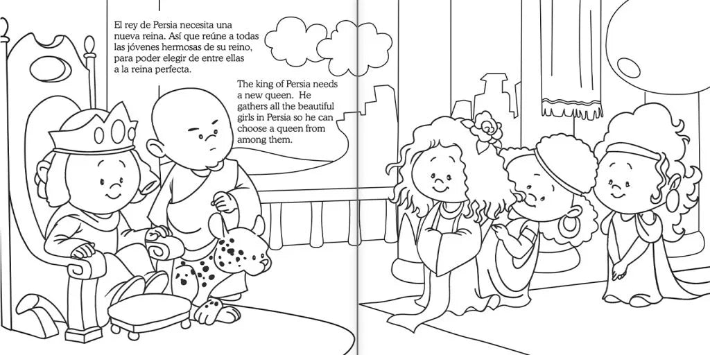 Ester y Debora – Cuaderno para colorear / Coloring book – Esther and Deborah