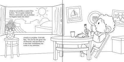 Jonás y el hijo pródigo – Cuaderno para colorear / Coloring book – Jonah and the prodigal son