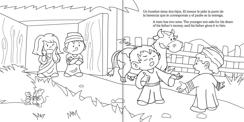 Jonás y el hijo pródigo – Cuaderno para colorear / Coloring book – Jonah and the prodigal son