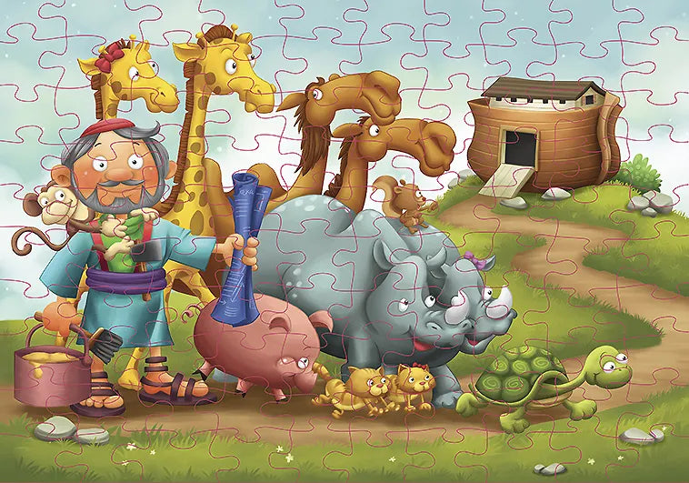 Noé y los animales/ Noah and the animals: Rompecabezas en 3D (3D puzzle) – foto 2