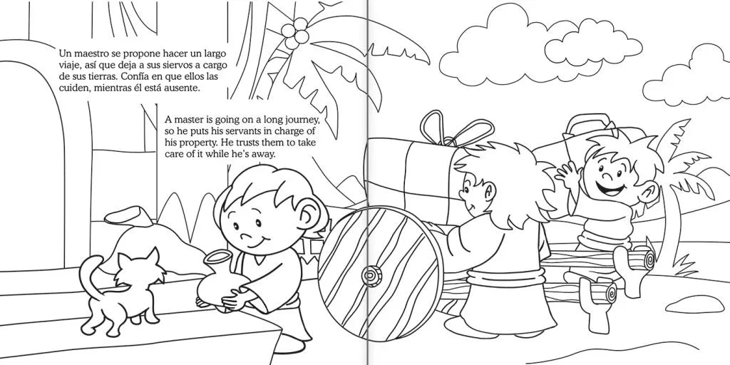Noé y El siervo fiel – Cuaderno para colorear / Coloring book – Noah and Faithful sevant