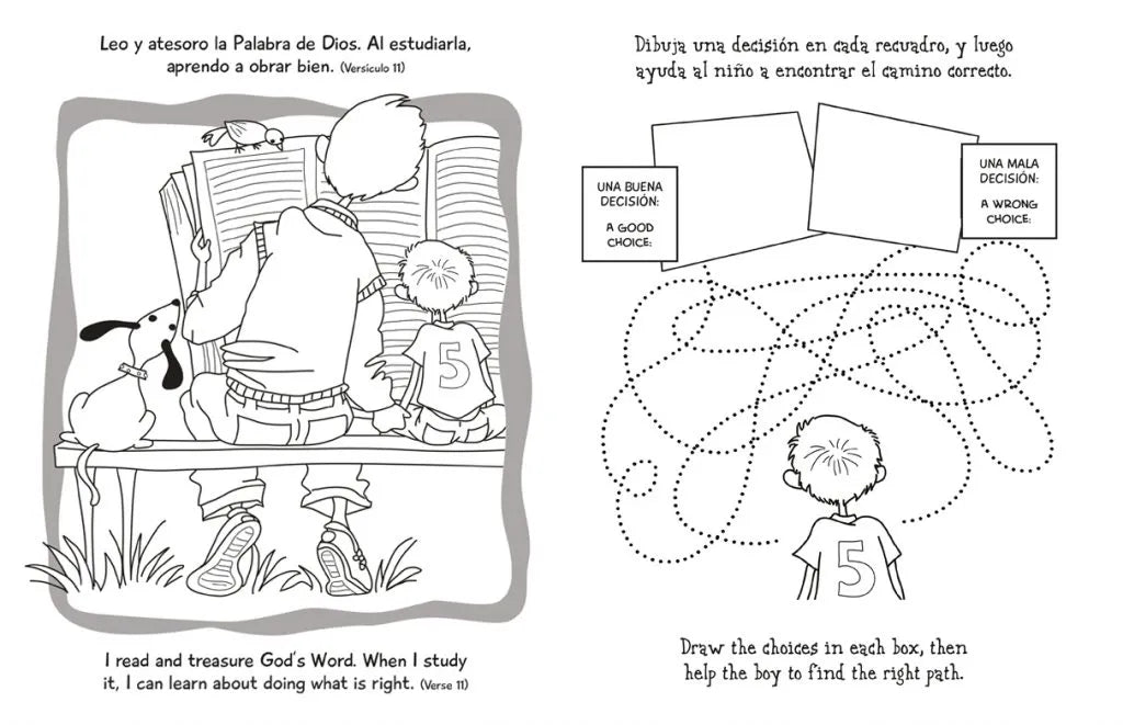 Salmo 119 – Cuaderno para colorear / Coloring book – Psalm 119