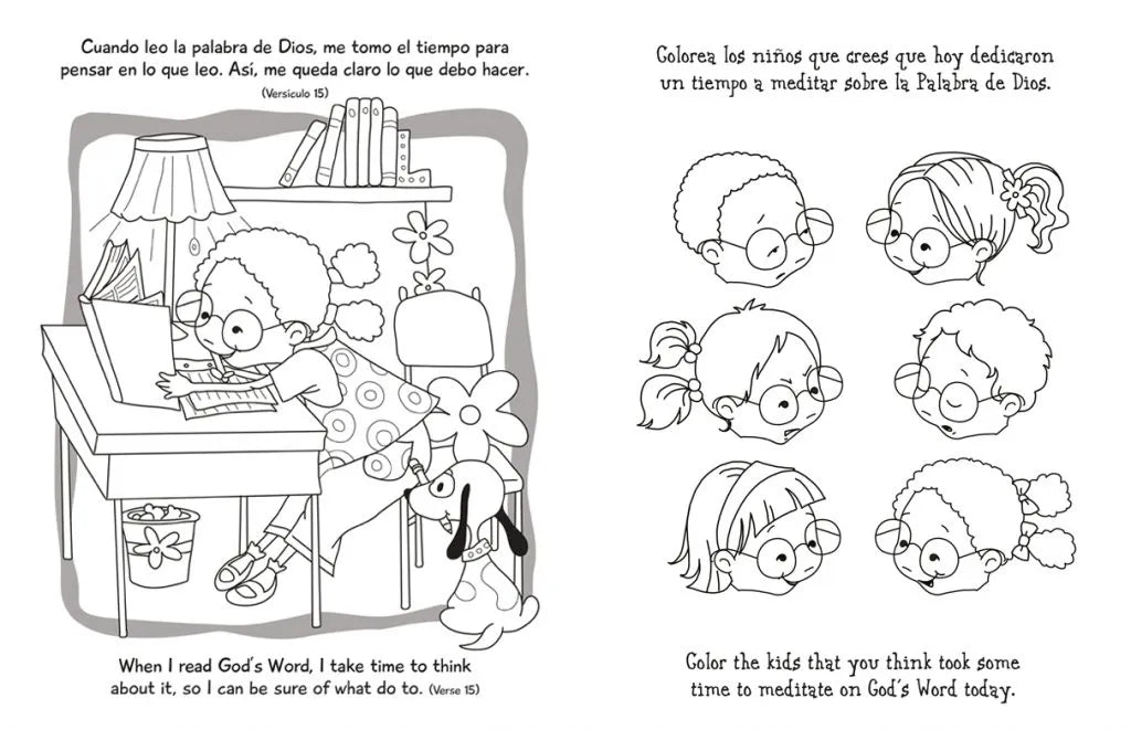 Salmo 119 – Cuaderno para colorear / Coloring book – Psalm 119