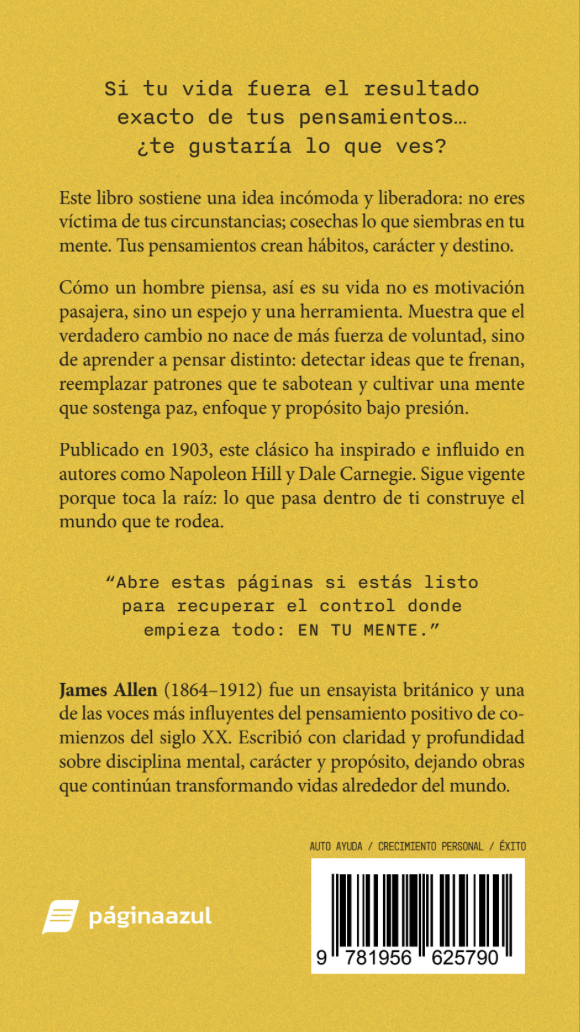 Cómo Piensa el Hombre así es su Vida