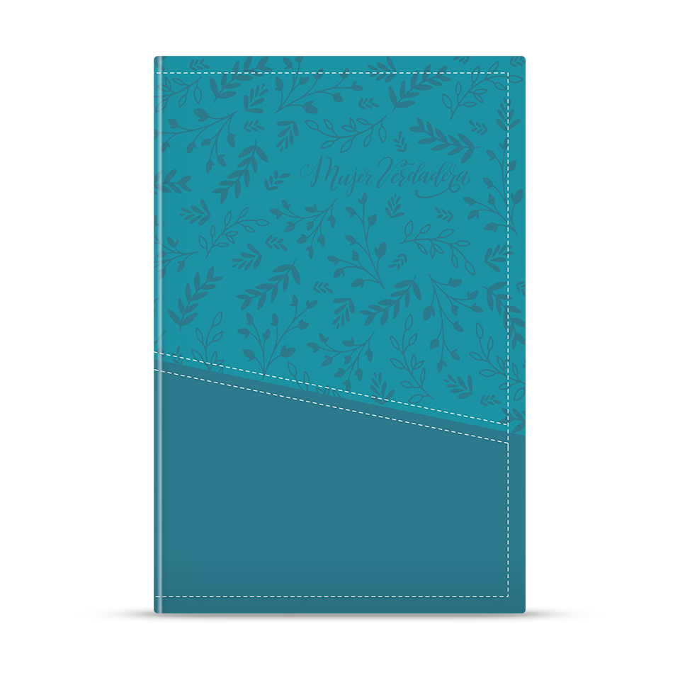 Biblia devocional Mujer Verdadera NBLA - Duo-tono Aqua