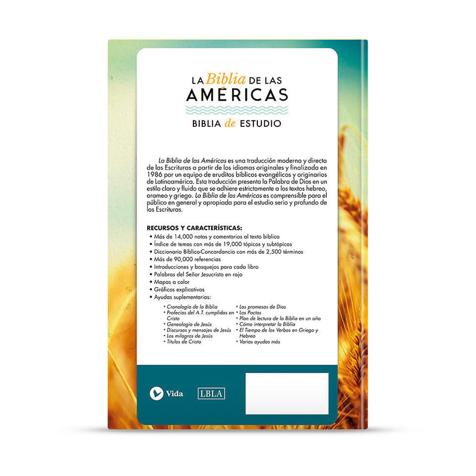 La Biblia de las Américas. Biblia de estudio LBLA