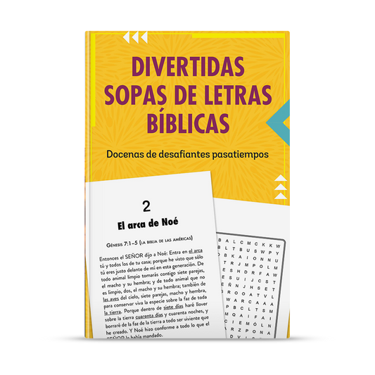 Divertidas sopas de letras bíblicas