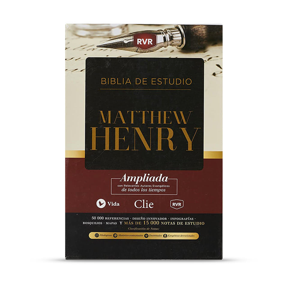 Biblia de estudio Matthew Henry - RVR60